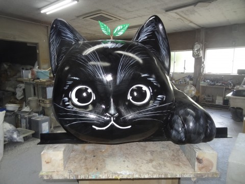 滋賀県　黒猫ベーカリー様　オブジェサムネイル